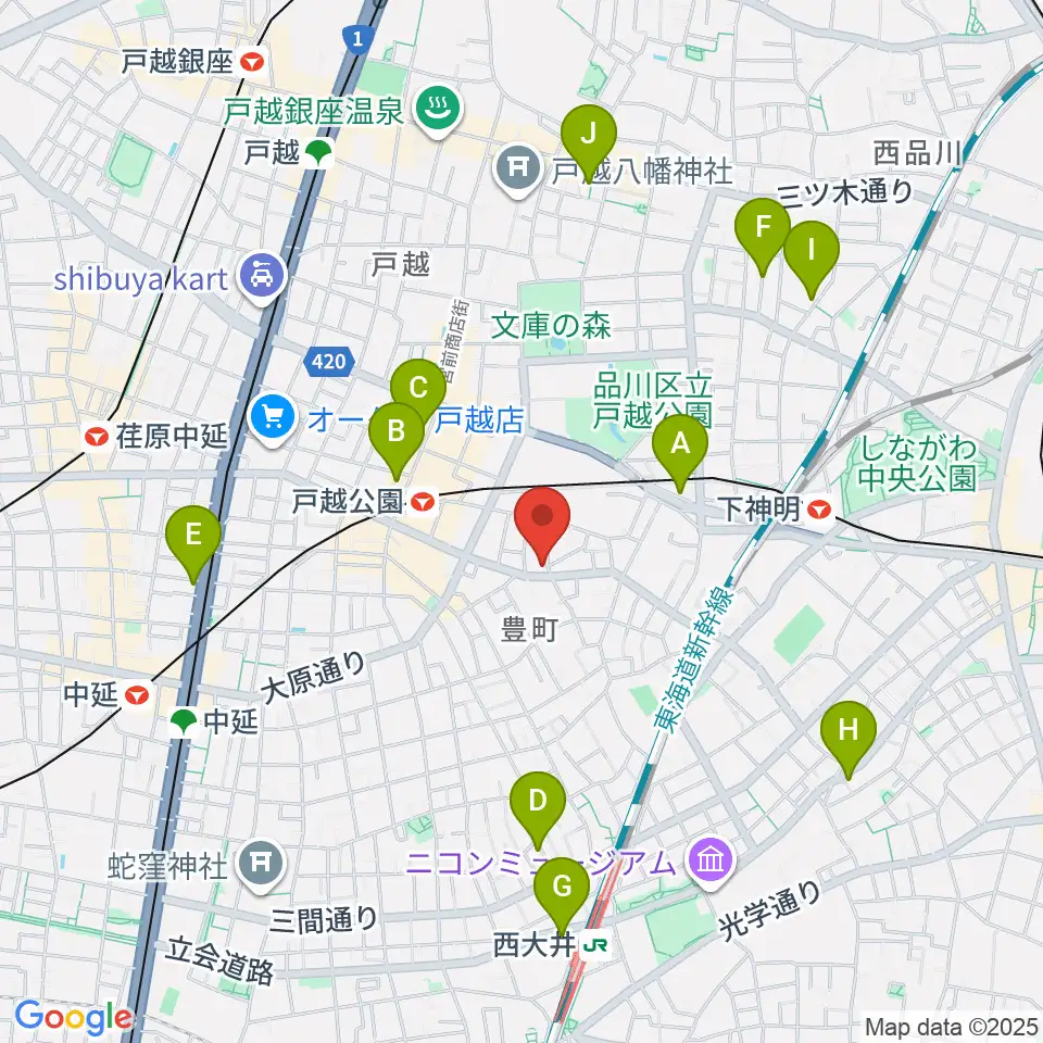 Crunch Studio周辺のホテル一覧地図