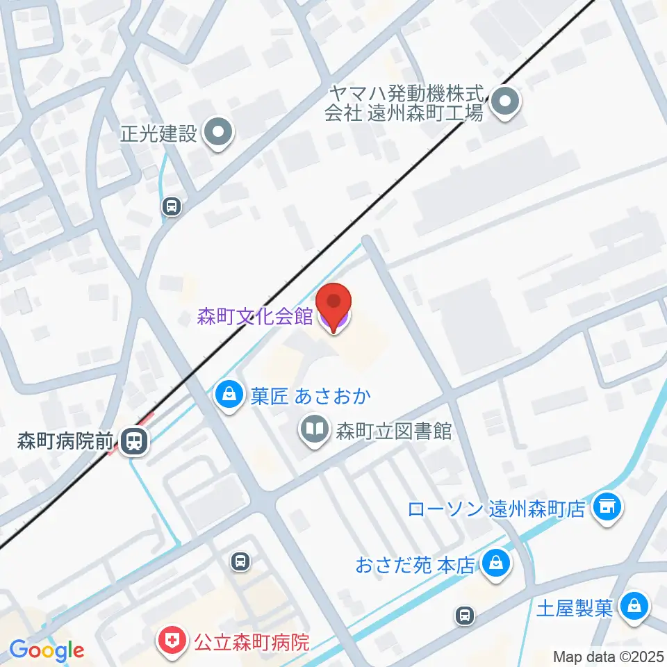 森町文化会館ミキホール周辺のホテル一覧地図