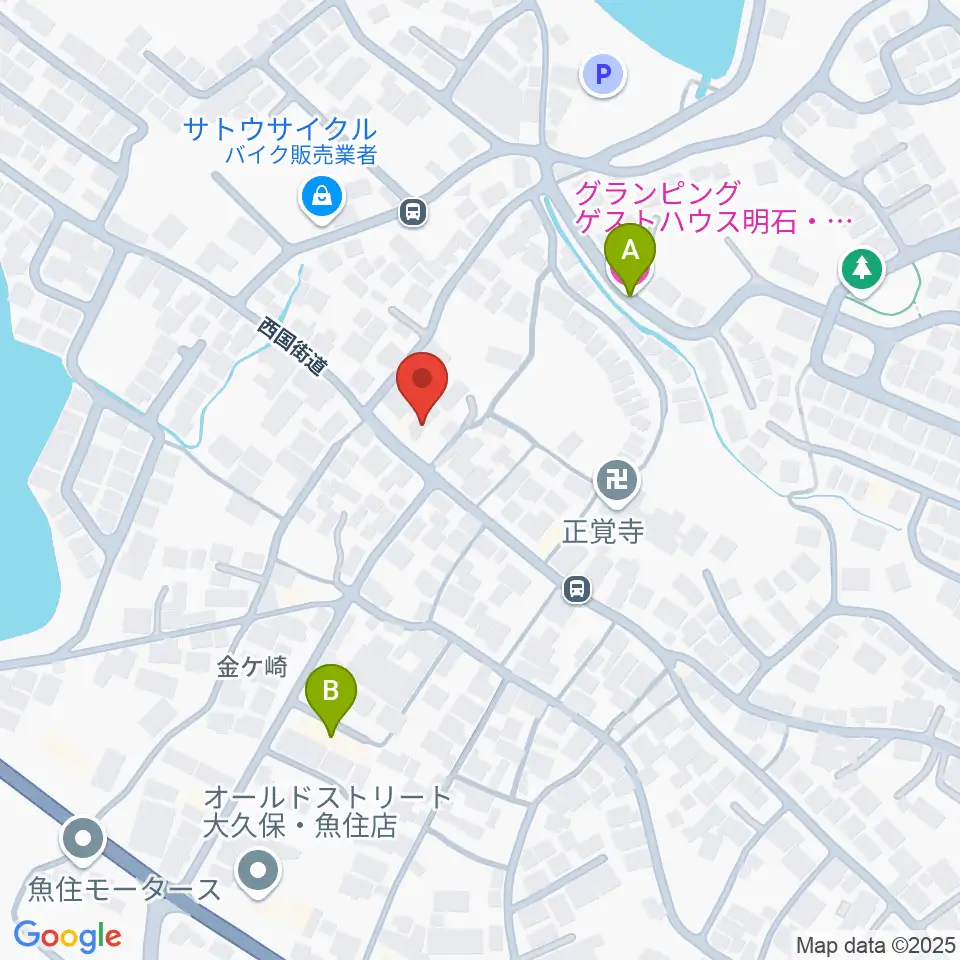 金ヶ崎文化教室周辺のホテル一覧地図