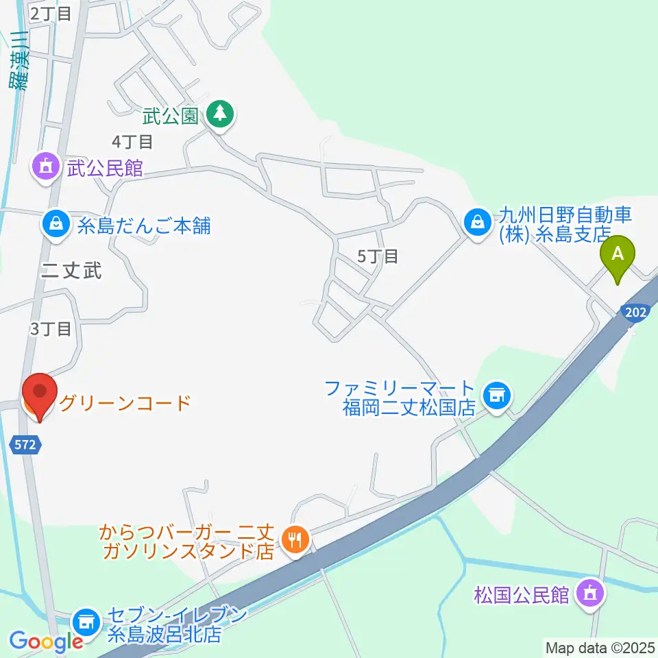 糸島Greenchord周辺のホテル一覧地図