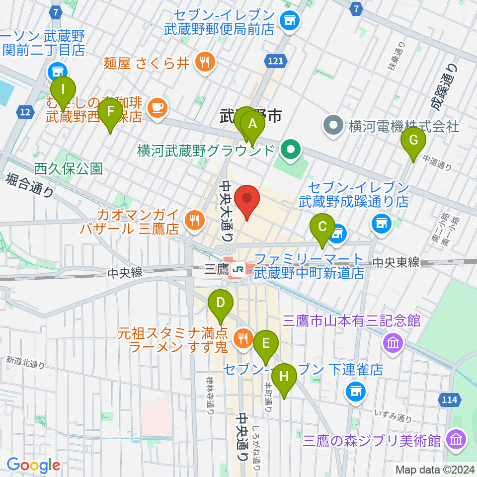 SONIDO II周辺のホテル一覧地図