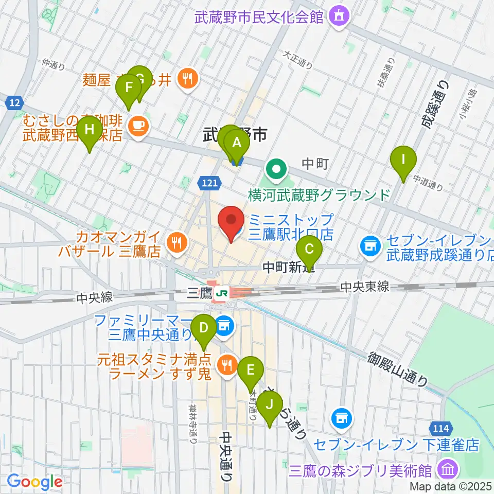 SONIDO II周辺のホテル一覧地図
