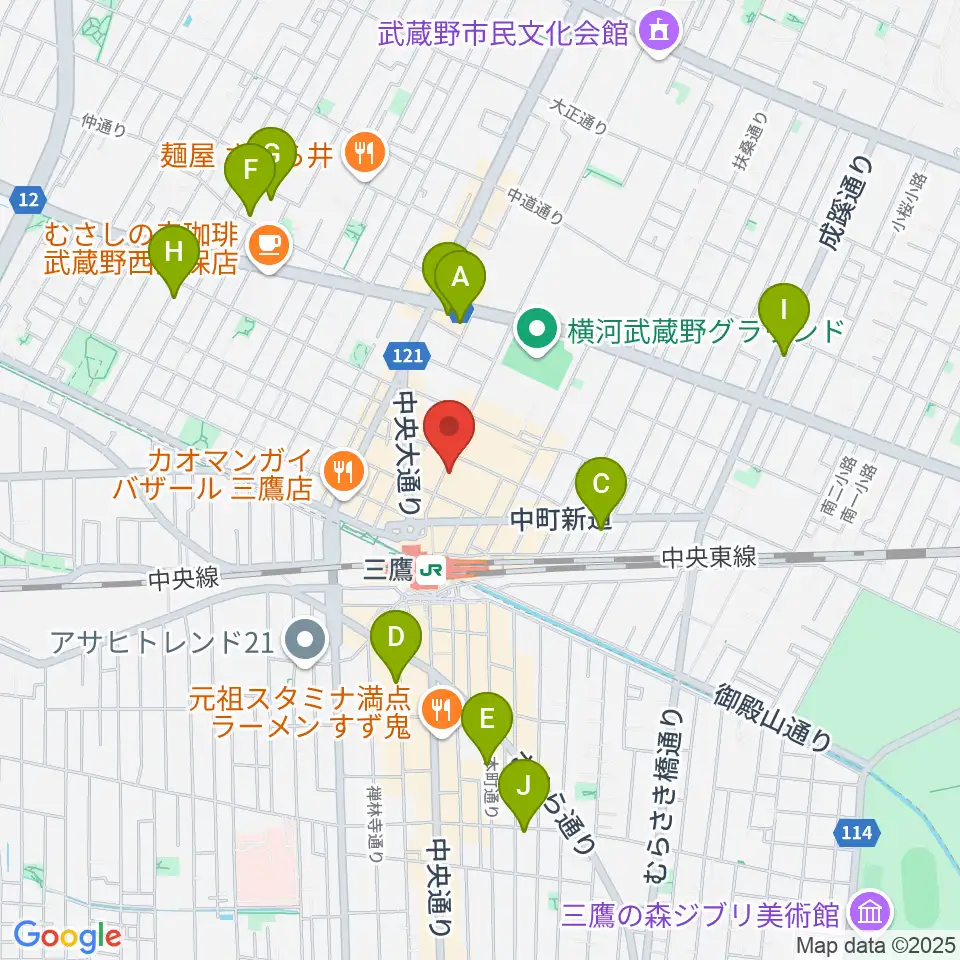 SONIDO II周辺のホテル一覧地図