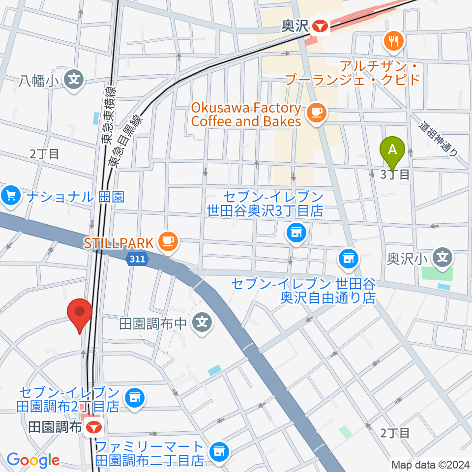 ピアノ調律センター サロン・ド・ウツノミヤ周辺のホテル一覧地図