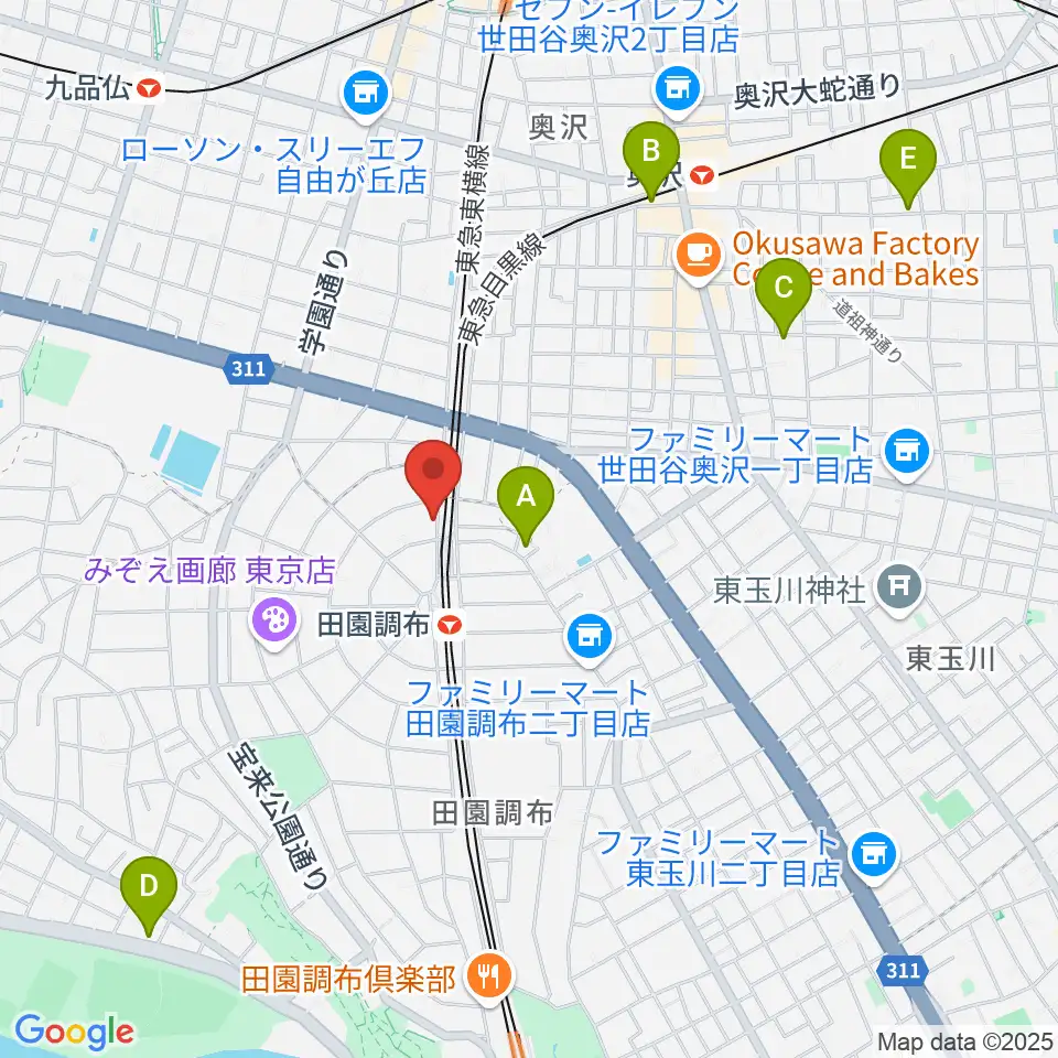 ピアノ調律センター サロン・ド・ウツノミヤ周辺のホテル一覧地図
