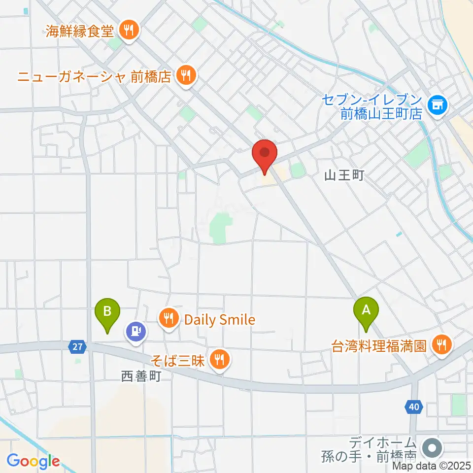 山王ホール周辺のホテル一覧地図