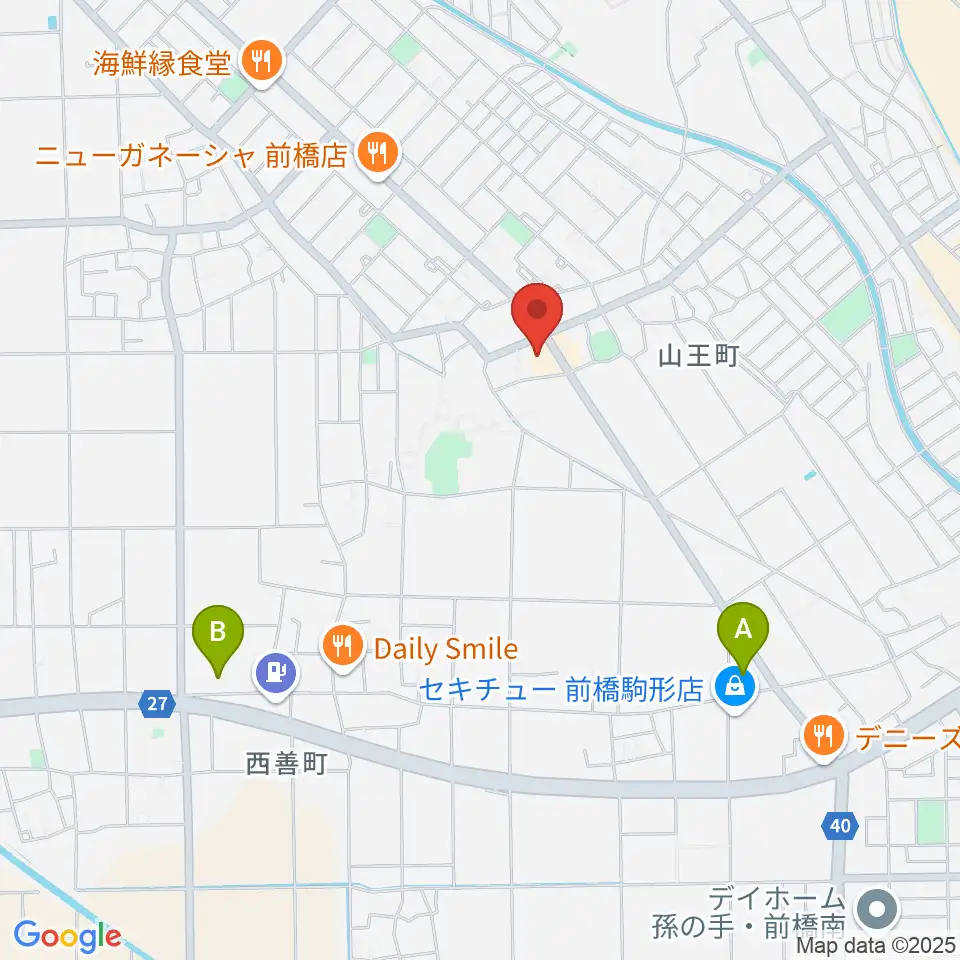 山王ホール周辺のホテル一覧地図