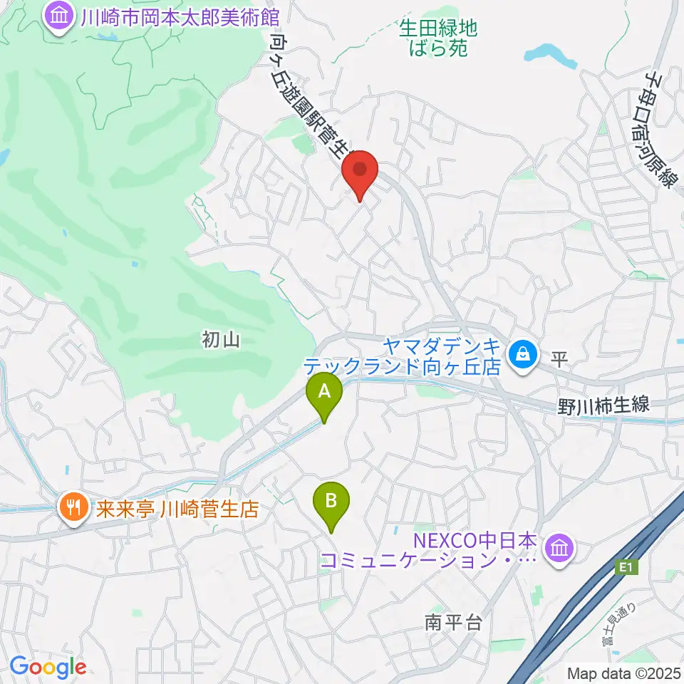 福田弦楽弓製作所周辺のホテル一覧地図