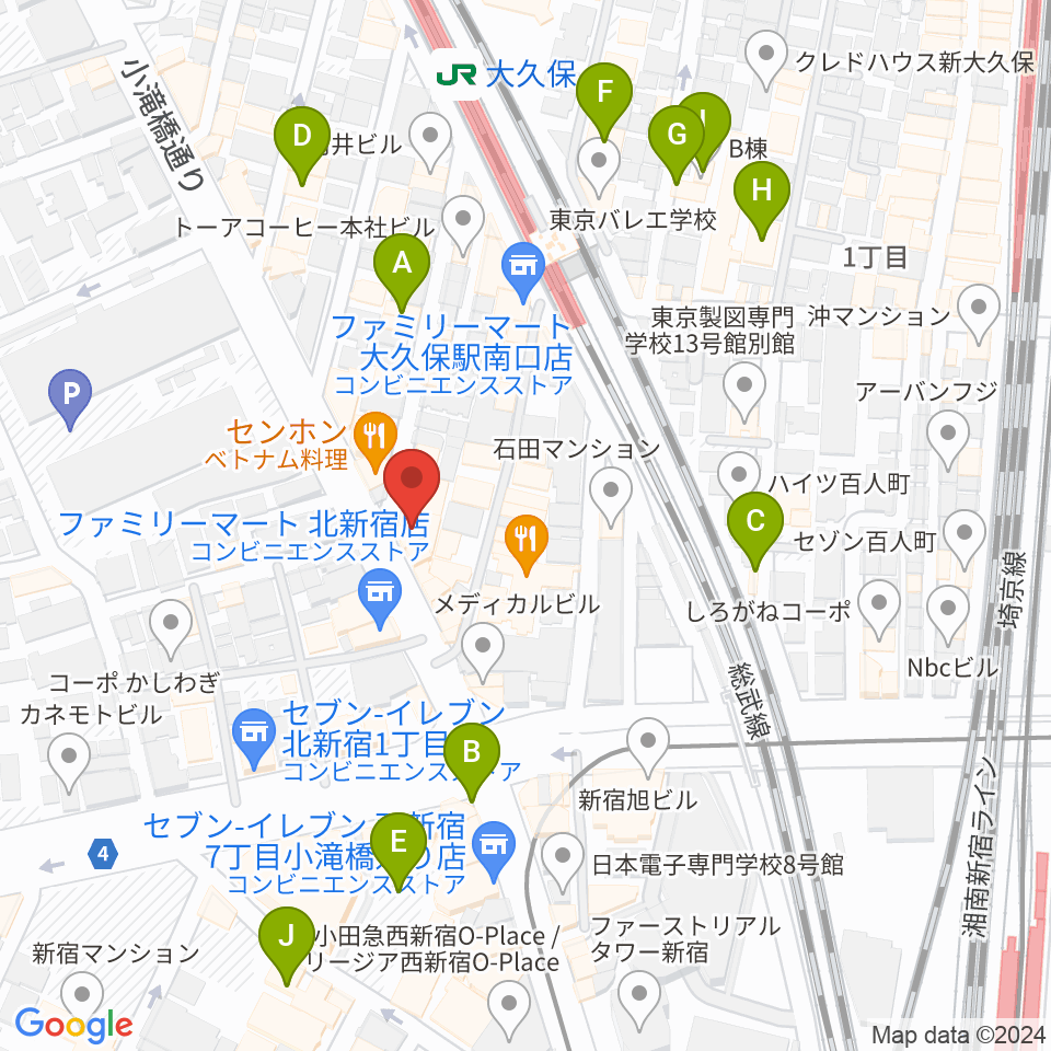 Barchie's周辺のホテル一覧地図