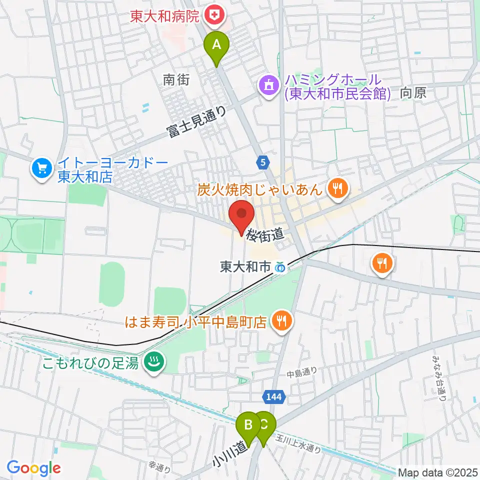 アンフィニカスタムワークス周辺のホテル一覧地図
