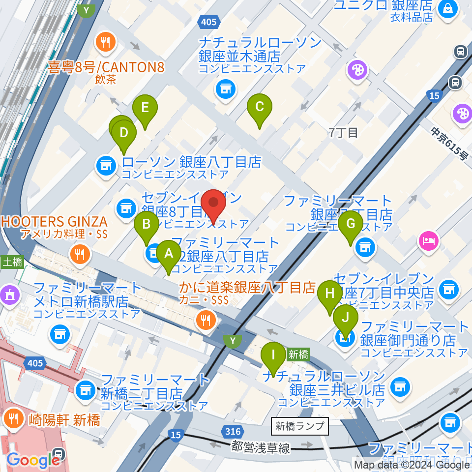 月光荘サロン 月のはなれ周辺のホテル一覧地図