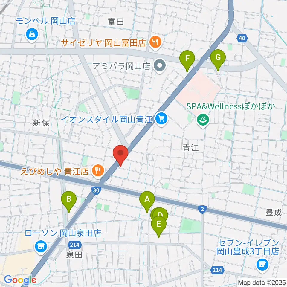 スタジオクレセント周辺のホテル一覧地図
