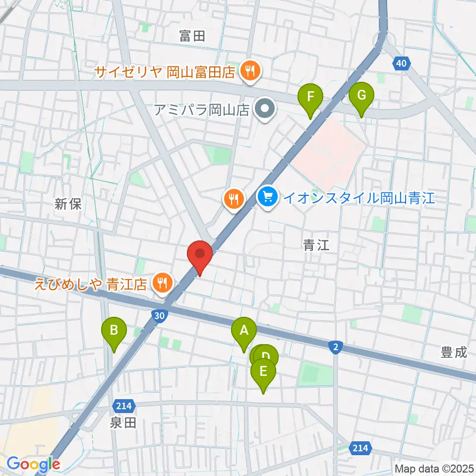 スタジオクレセント周辺のホテル一覧地図
