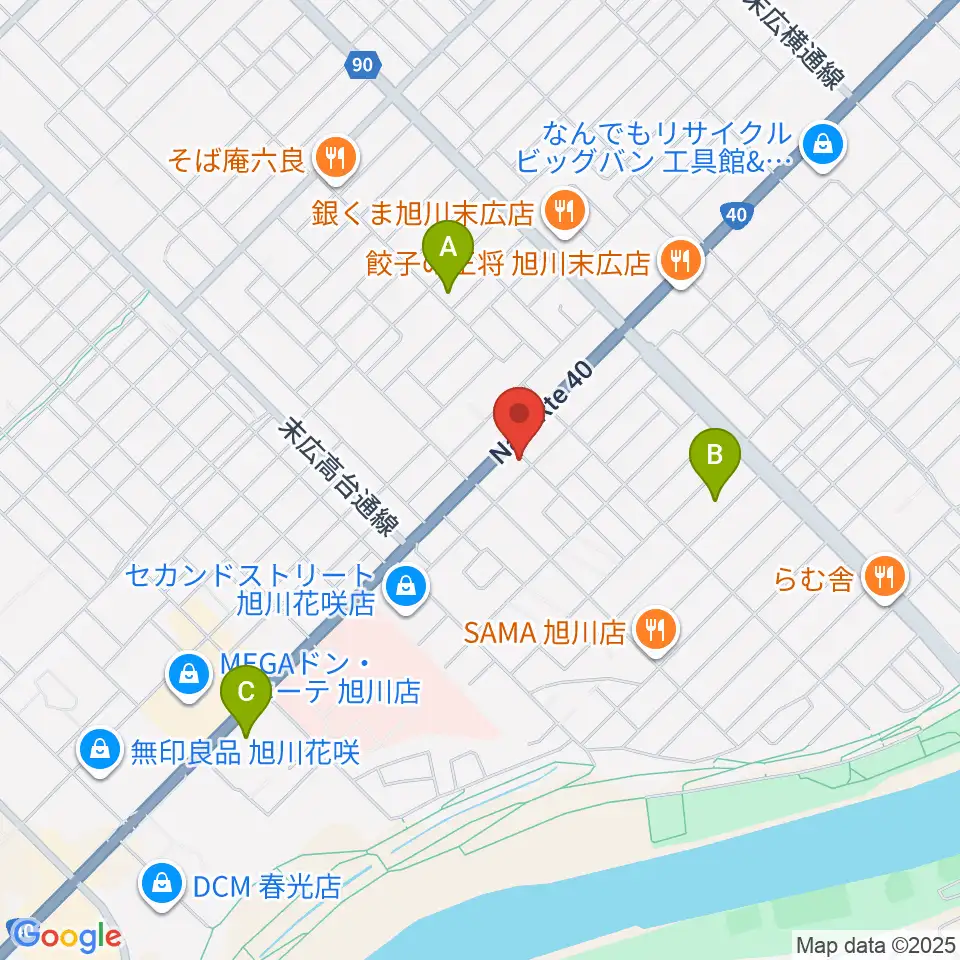 スタジオホッパー周辺のホテル一覧地図