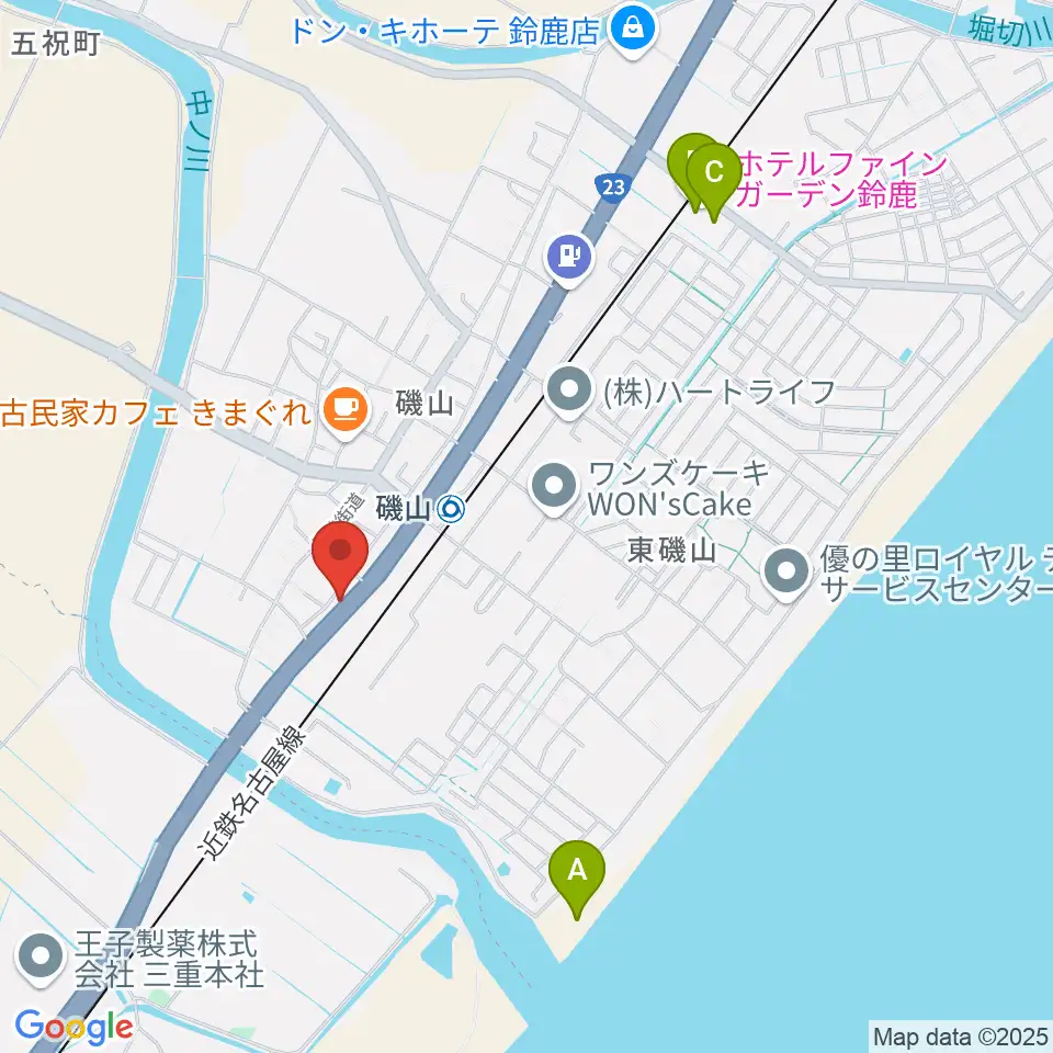 鈴鹿SOUNDSTAGE周辺のホテル一覧地図