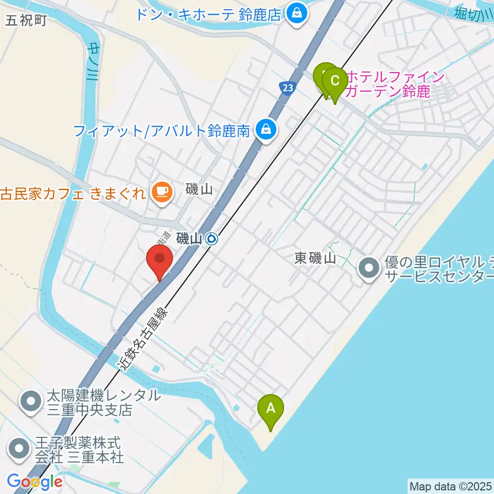 鈴鹿SOUNDSTAGE周辺のホテル一覧地図