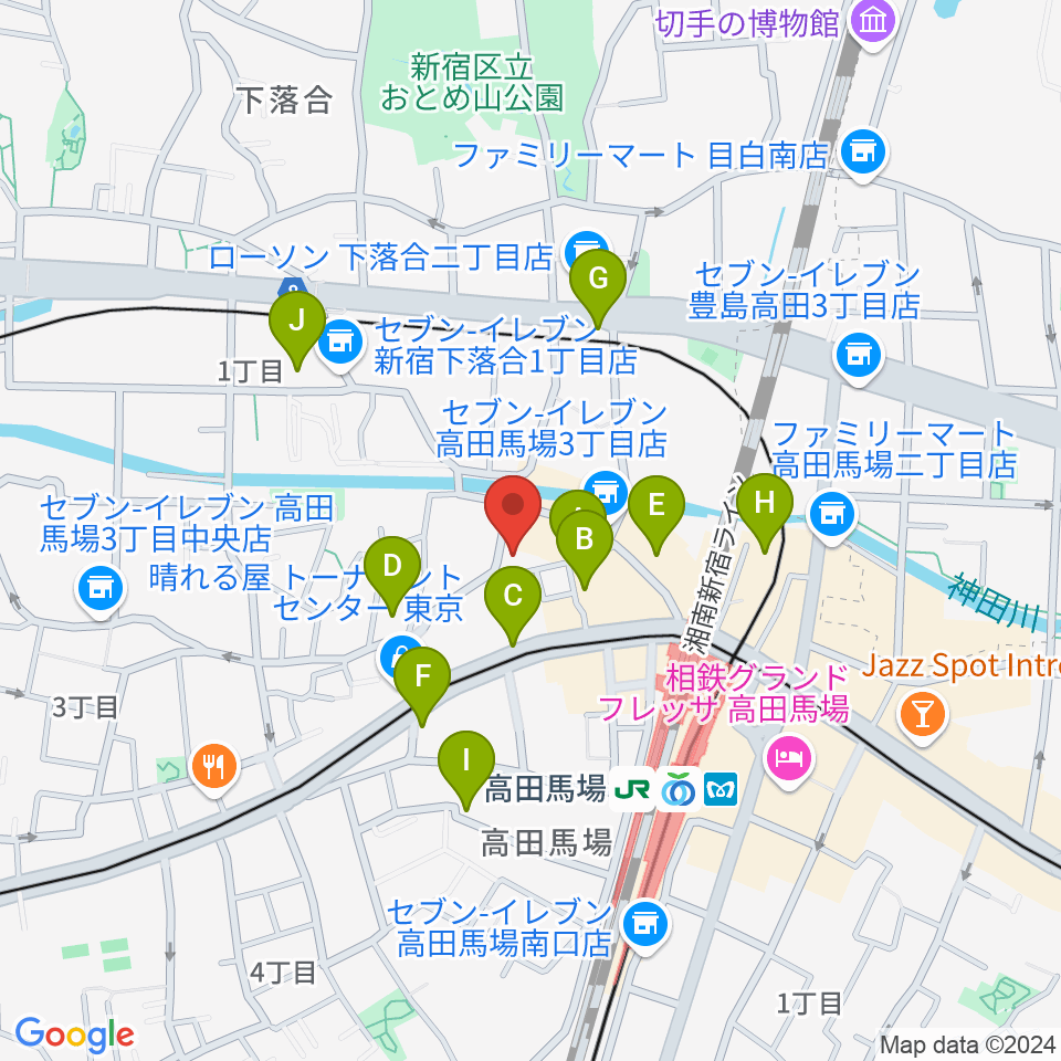 ESPエンタテインメント東京 12号館club 1ne2wo周辺のホテル一覧地図