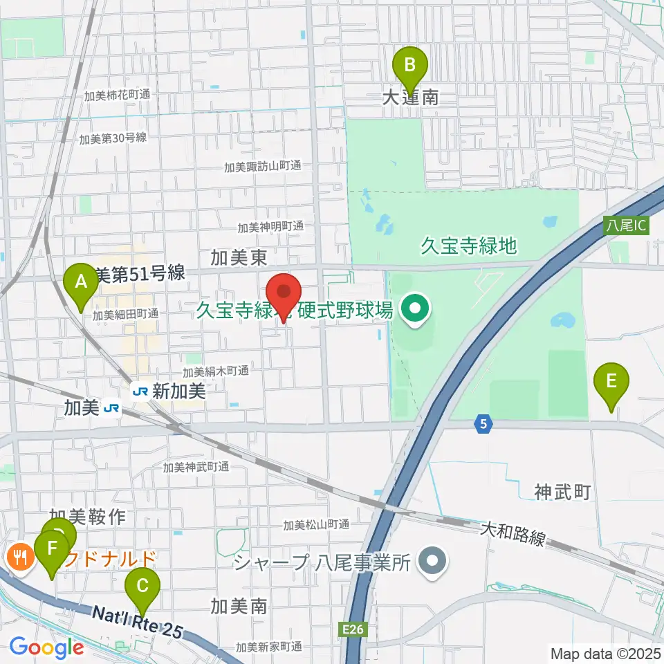 Gombo bass guitars周辺のホテル一覧地図