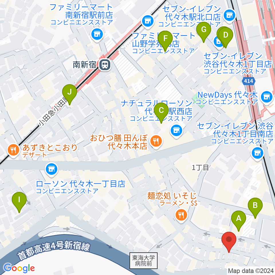 楽弓製作工房 アトリエ ハーモニー周辺のホテル一覧地図