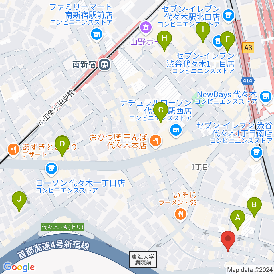 楽弓製作工房 アトリエ ハーモニー周辺のホテル一覧地図