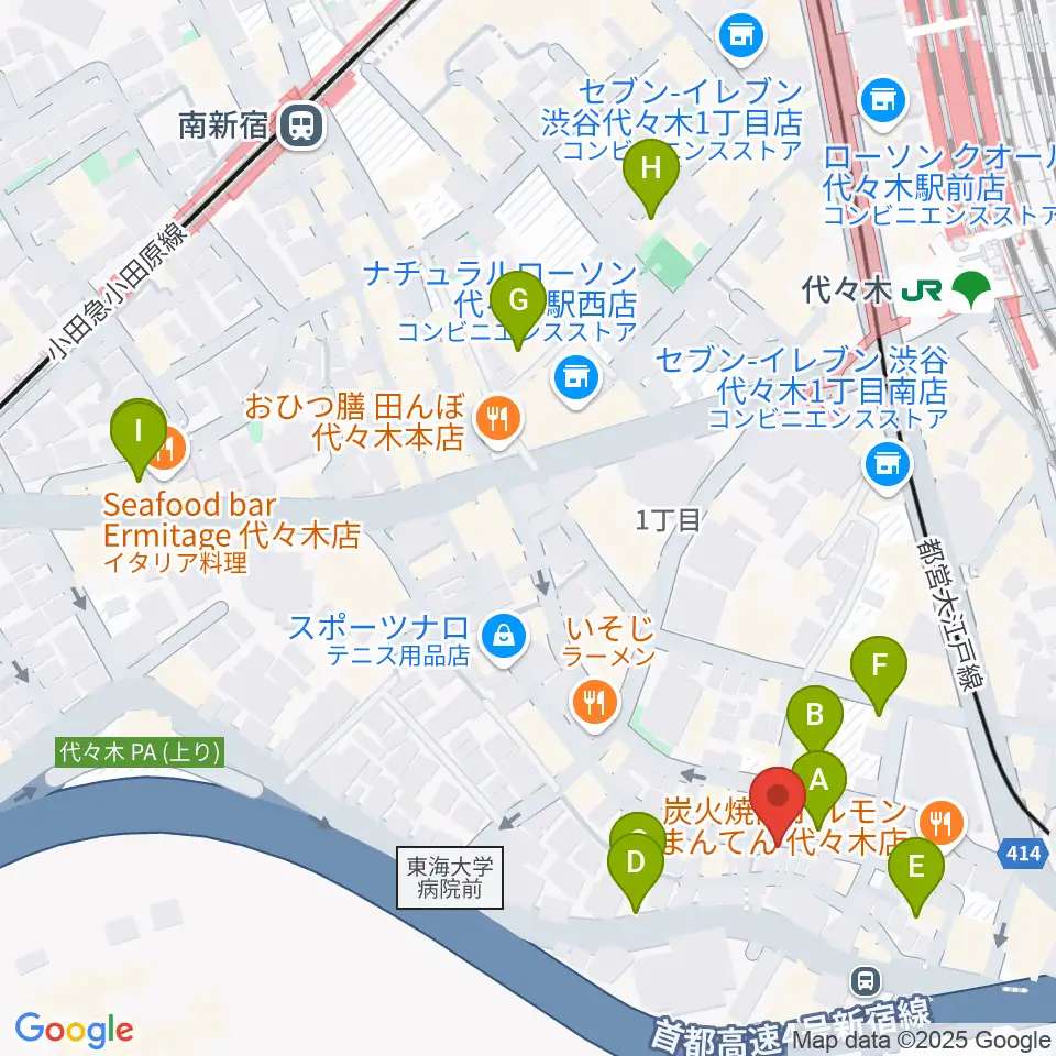 楽弓製作工房 アトリエ ハーモニー周辺のホテル一覧地図