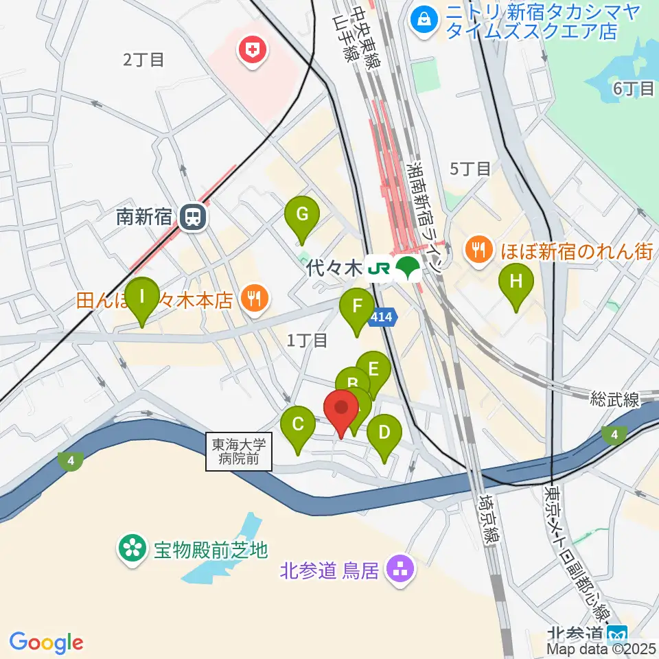 楽弓製作工房 アトリエ ハーモニー周辺のホテル一覧地図