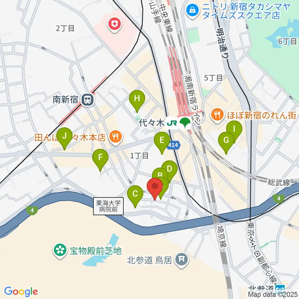楽弓製作工房 アトリエ ハーモニー周辺のホテル一覧地図
