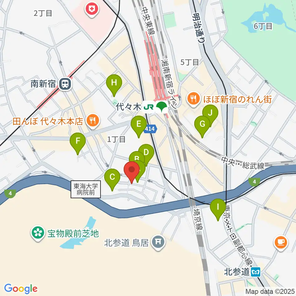 楽弓製作工房 アトリエ ハーモニー周辺のホテル一覧地図
