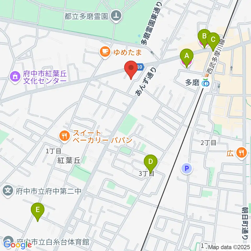 あげいし弦楽器工房周辺のホテル一覧地図
