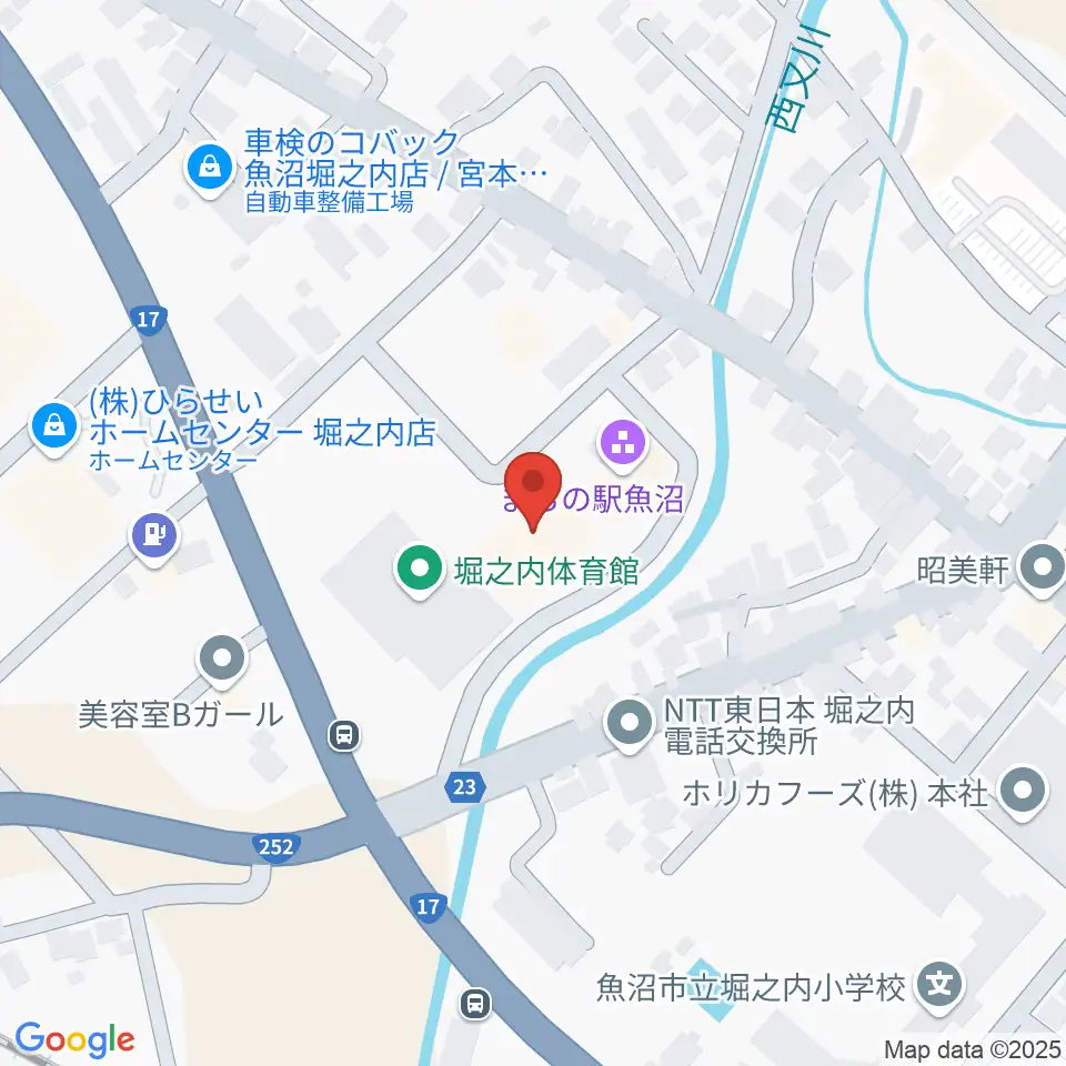 FMうおぬま周辺のホテル一覧地図