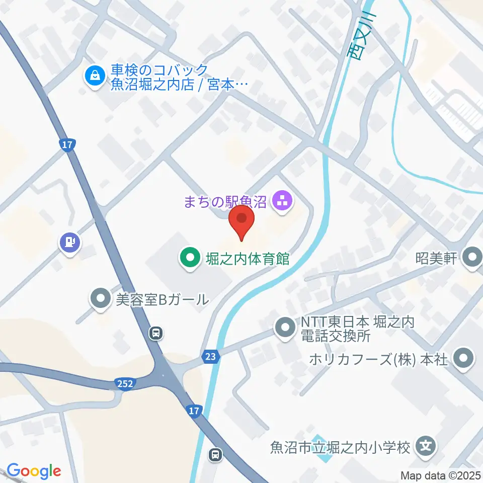 FMうおぬま周辺のホテル一覧地図
