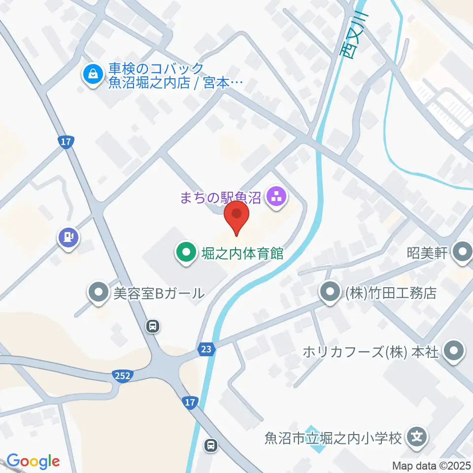 FMうおぬま周辺のホテル一覧地図