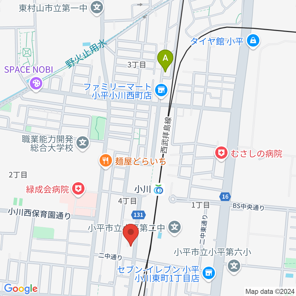 NMCギャラリー＆スタジオ周辺のホテル一覧地図