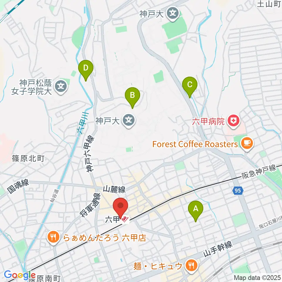神戸ALWAYS周辺のホテル一覧地図