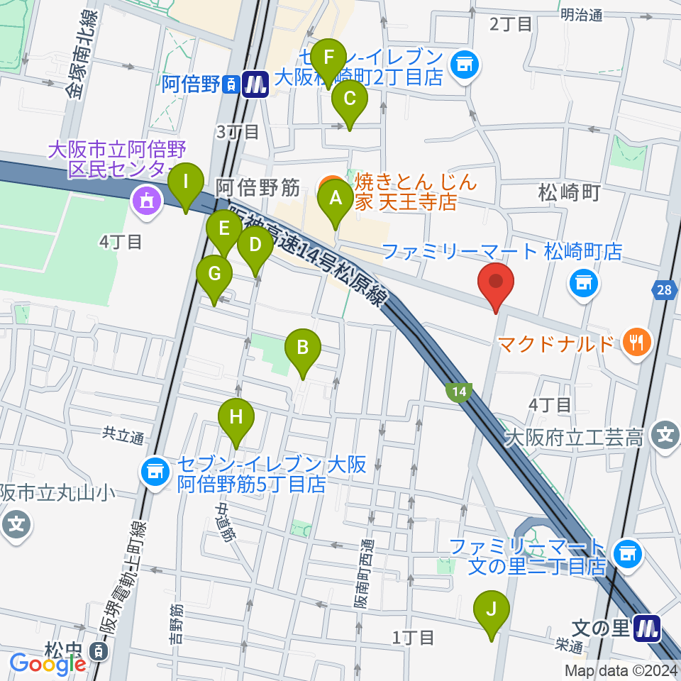 ザ・ロック食堂周辺のホテル一覧地図