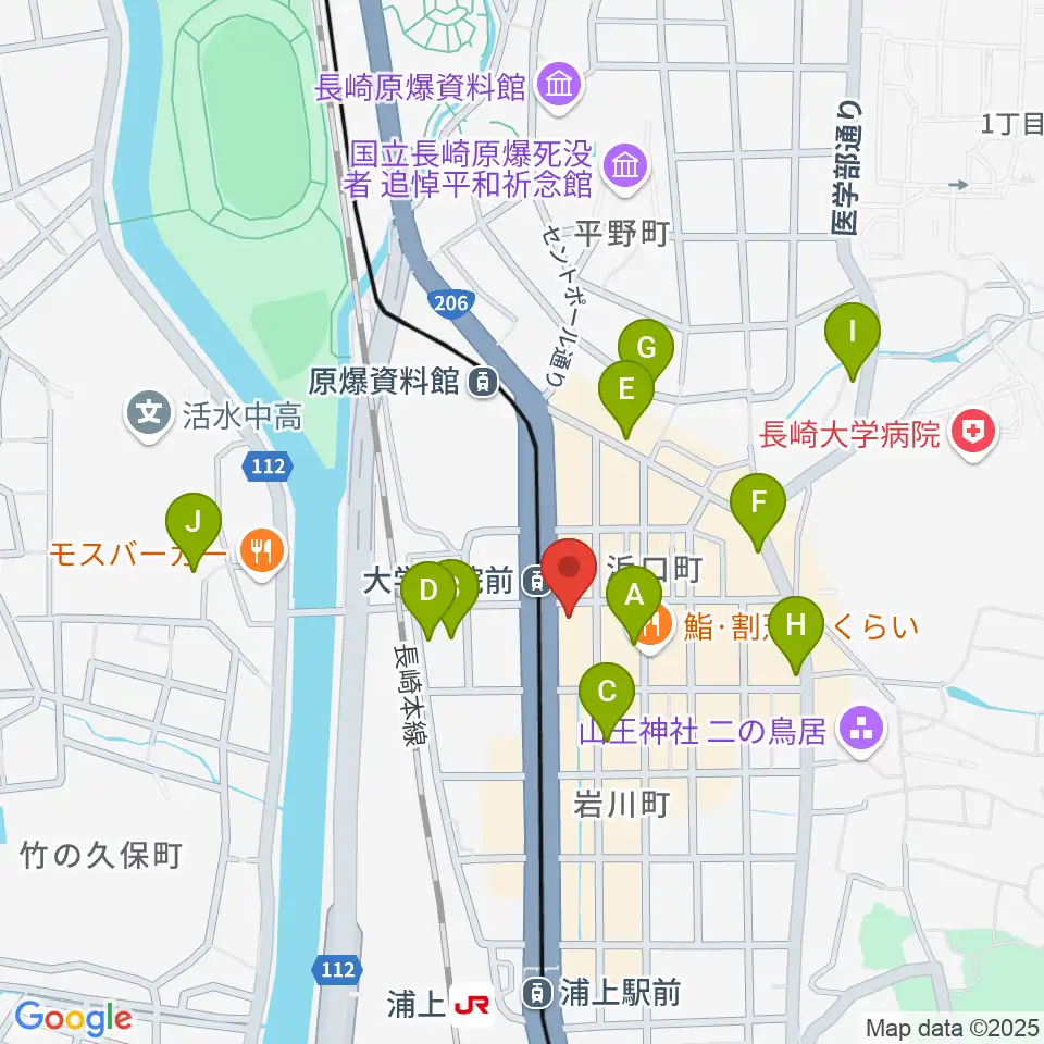 ホンダ楽器 アストロスペース周辺のホテル一覧地図