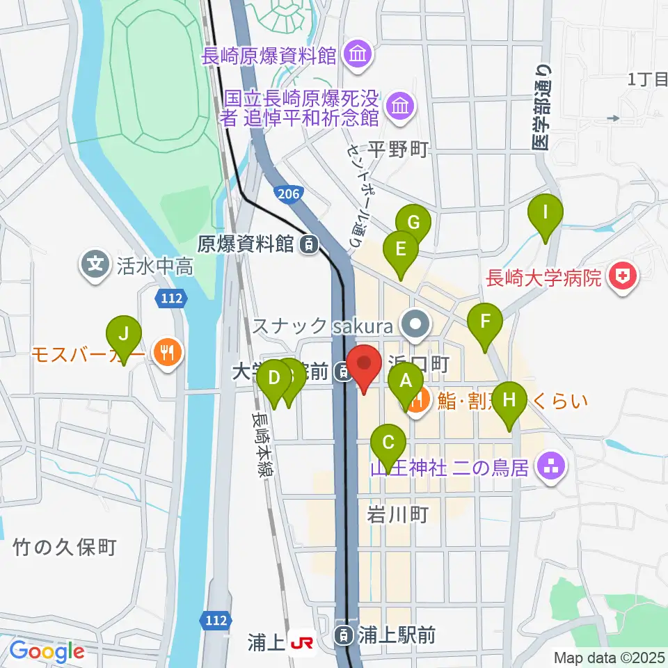 ホンダ楽器 アストロスペース周辺のホテル一覧地図