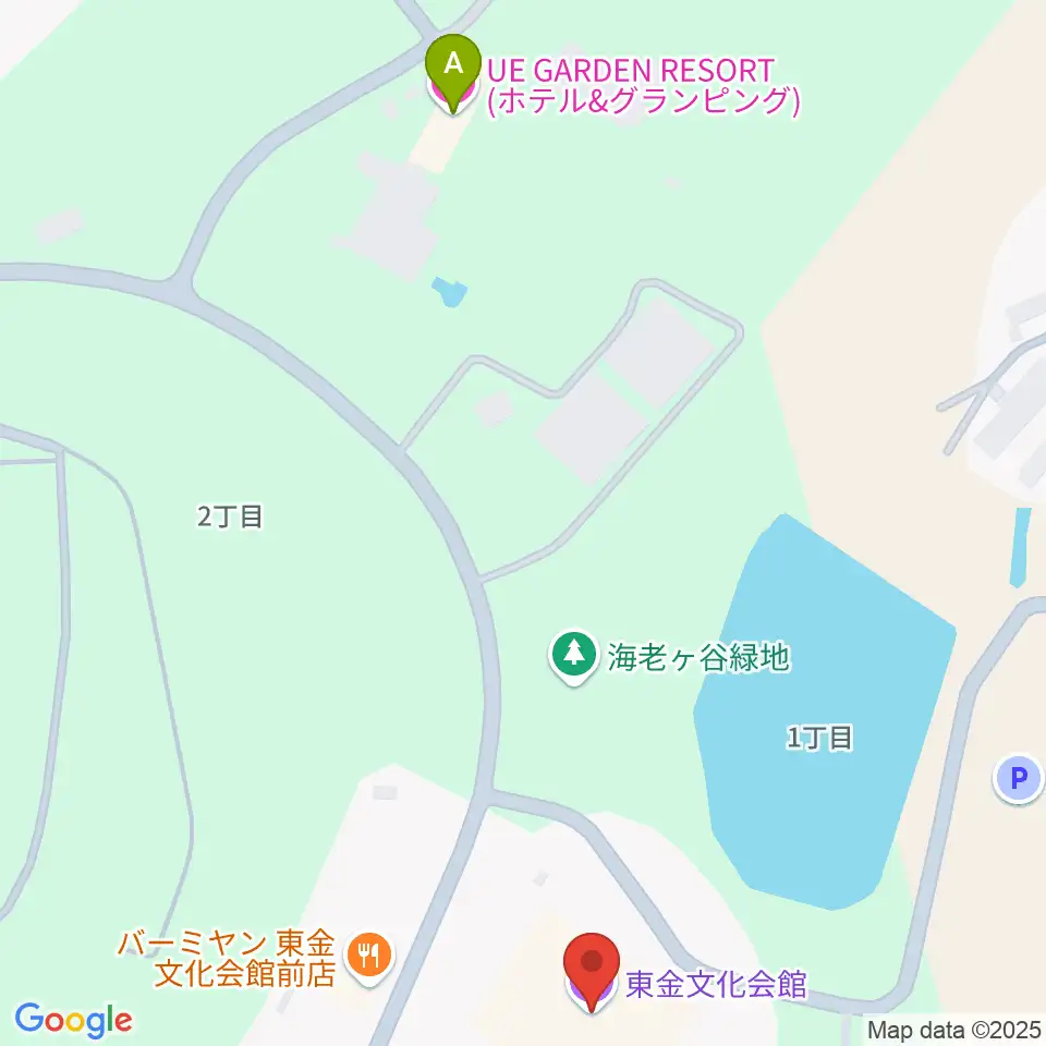 東金文化会館周辺のホテル一覧地図