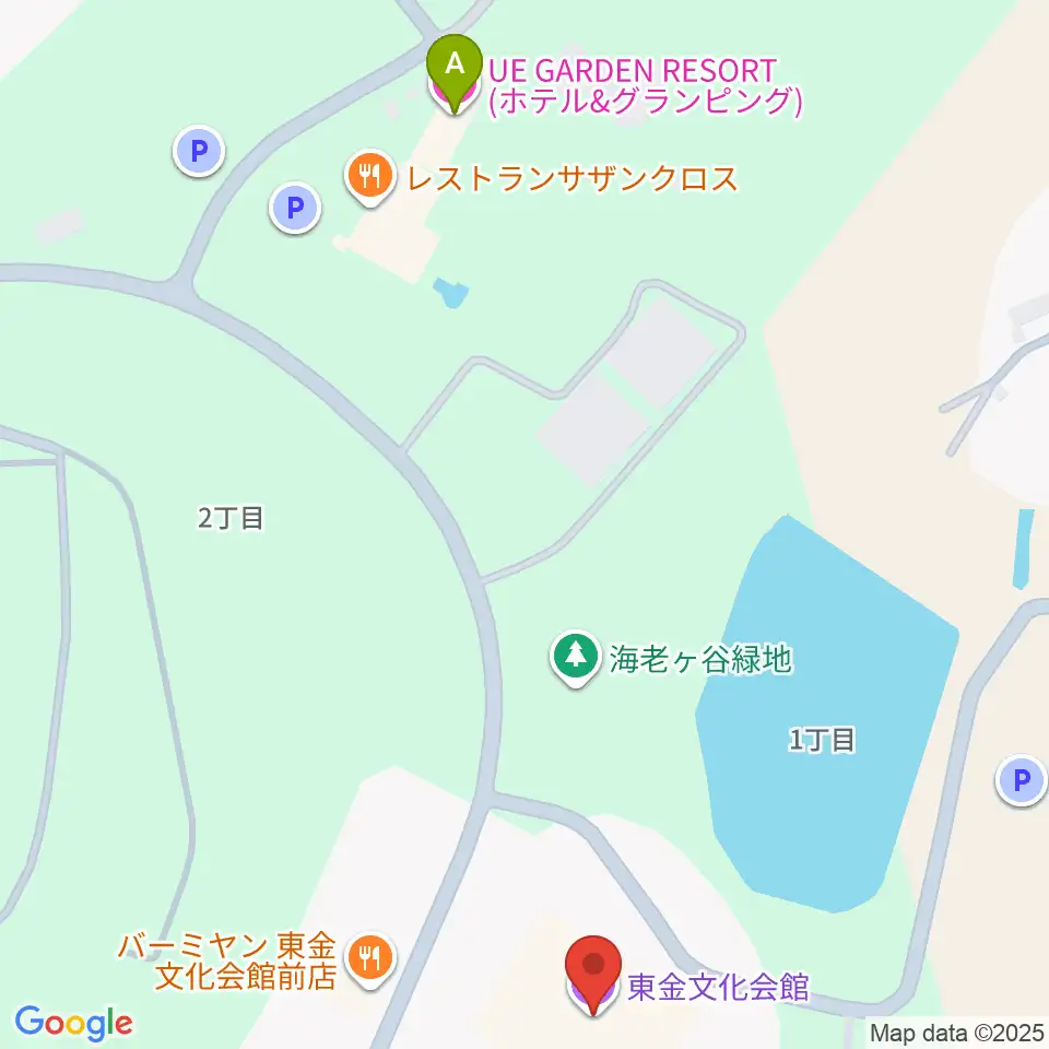 東金文化会館周辺のホテル一覧地図