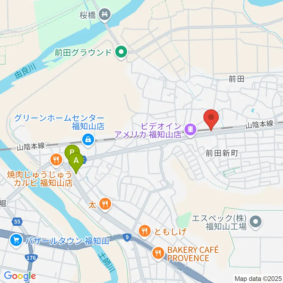福知山サウンドラット周辺のホテル一覧地図