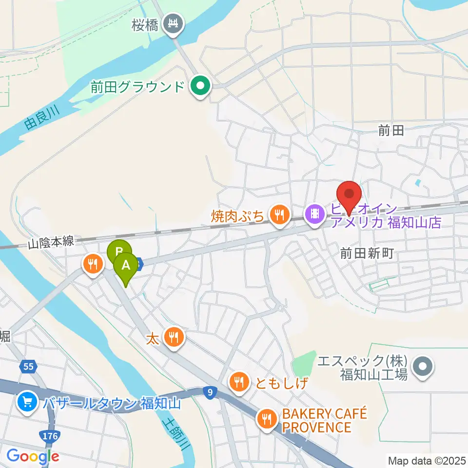 福知山サウンドラット周辺のホテル一覧地図