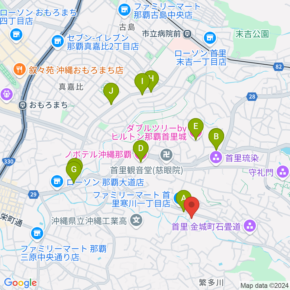 studio SPADES周辺のホテル一覧地図