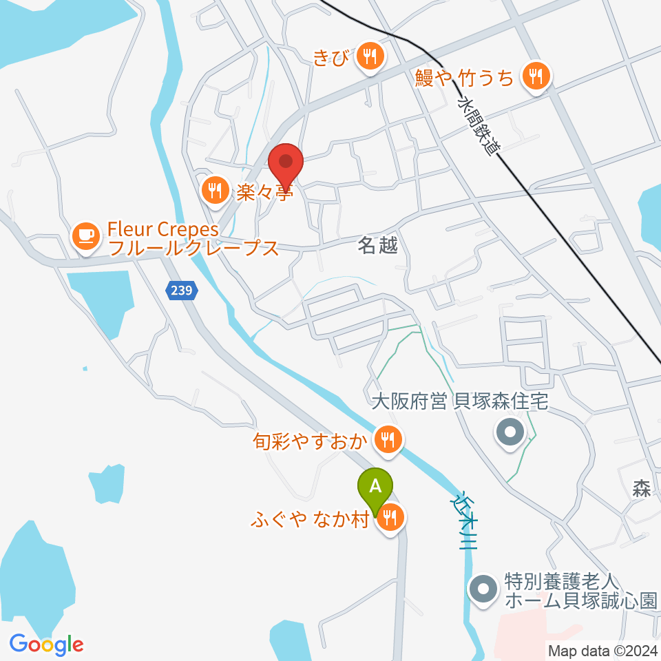 スタジオ0724周辺のホテル一覧地図