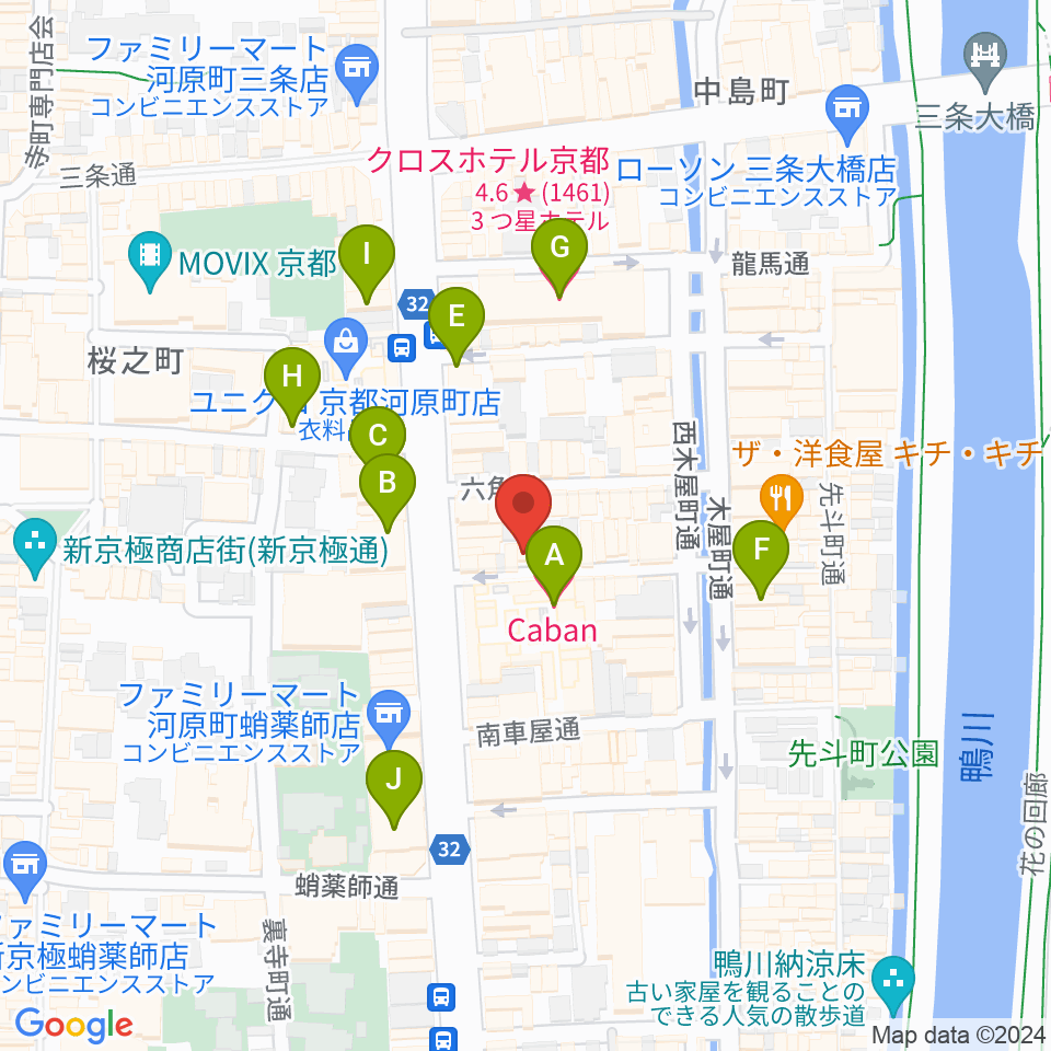 音まかす周辺のホテル一覧地図