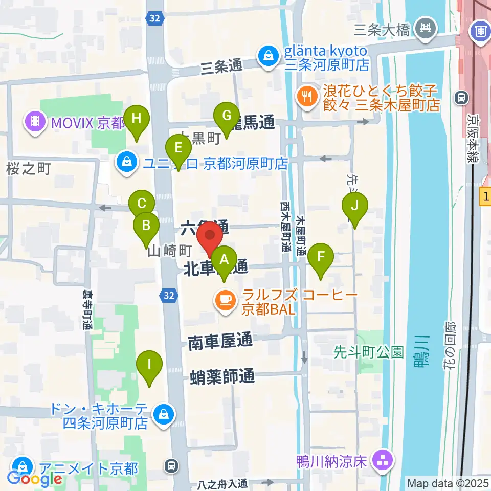 音まかす周辺のホテル一覧地図