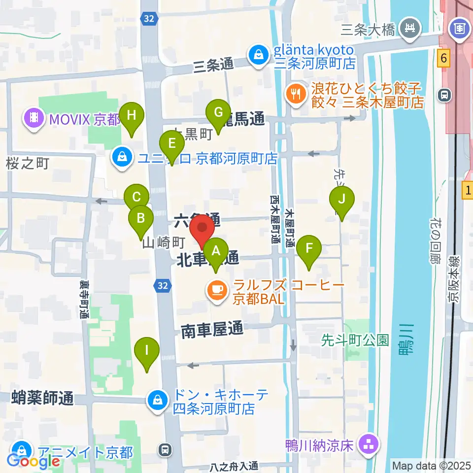 音まかす周辺のホテル一覧地図