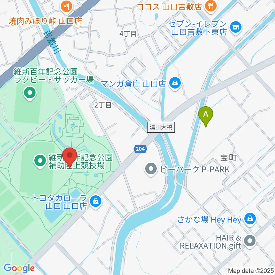 維新百年記念公園野外音楽堂 ビッグシェル周辺のホテル一覧地図