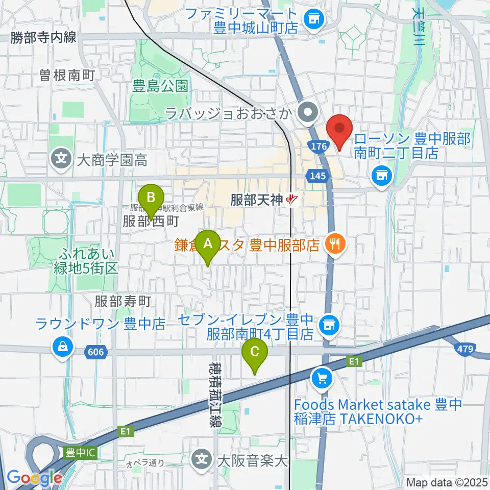 ノワ・アコルデ音楽アートサロン周辺のホテル一覧地図