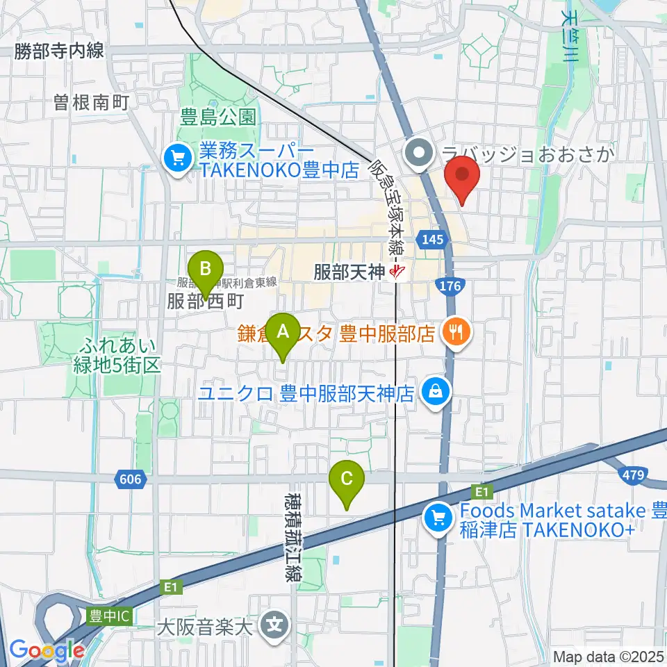 ノワ･アコルデ音楽アートサロン周辺のホテル一覧地図