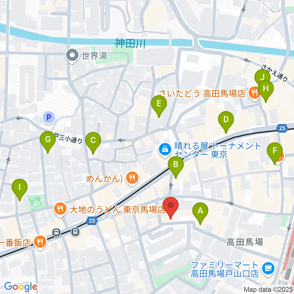 音部屋スクエア周辺のホテル一覧地図